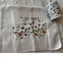 Let Them Kitchen Hand Towel and Mug